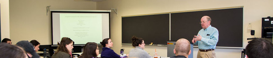 professor teaching a class